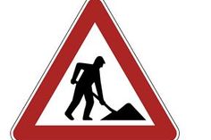 Vollsperrung der Zu- und Ausfahrt zum EDEKA-Markt Krause