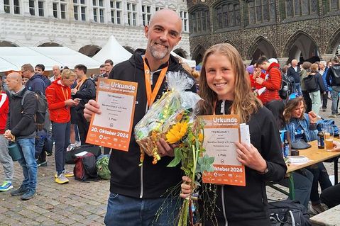 Nicole Warmer und Dirk Wolf.