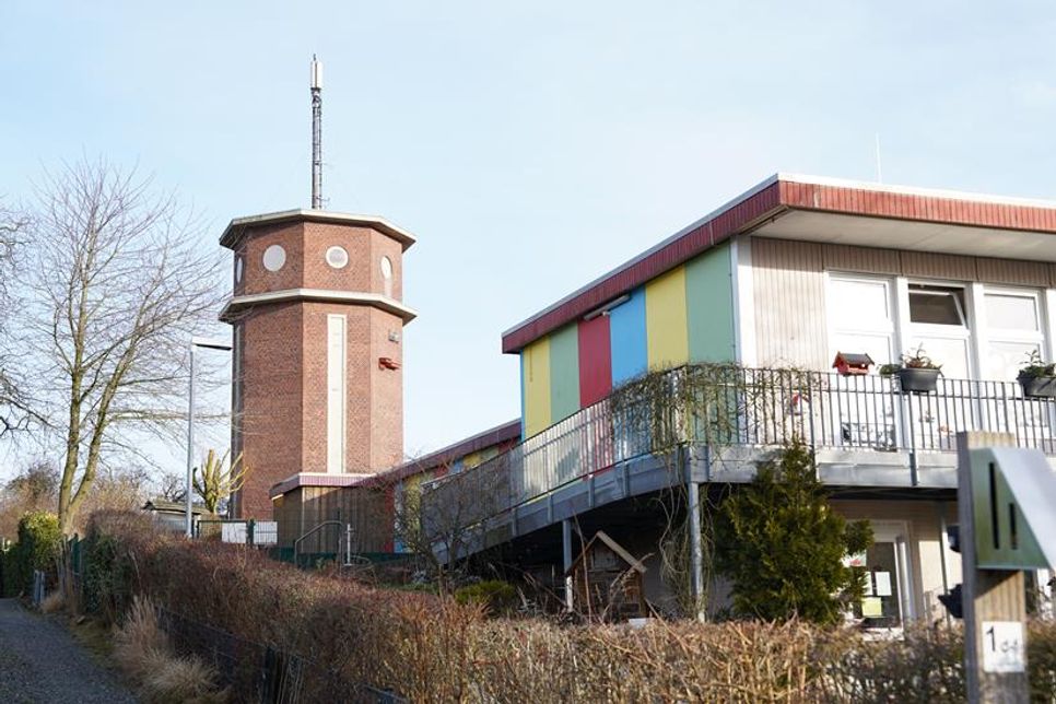 Der Wasserturm in Neustadt.