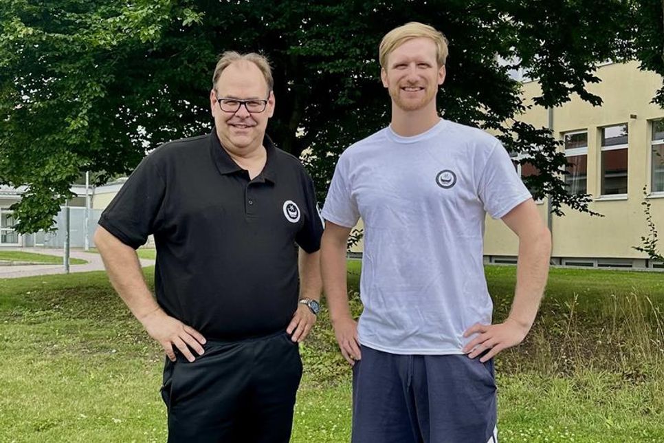 HSG Ostsee Trainerduo Spieckermann und Meiners.