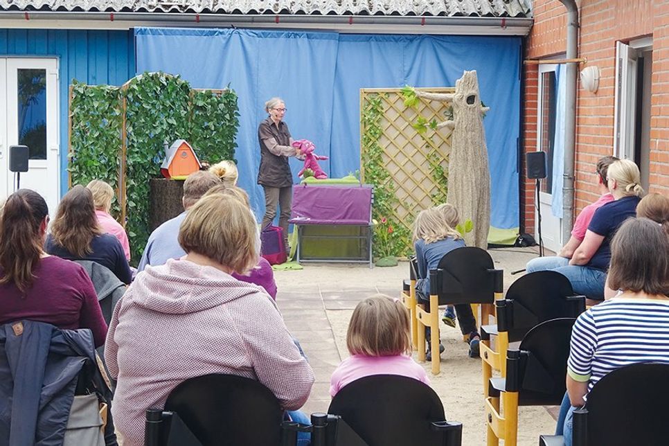 Zum Auftakt für das Jubiläumsjahr war das Theater Wolkenschieber zu Gast in der evangelischen Kindertagesstätte „Sonnenstrahl“.