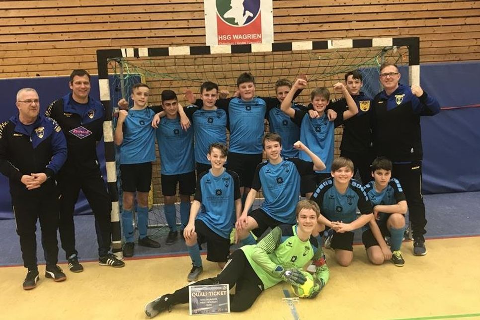 Die JFG Ostsee hat die Futsal-Kreismeisterschaft bei den C-Junioren gewonnen. (Foto: Frank Greiser)