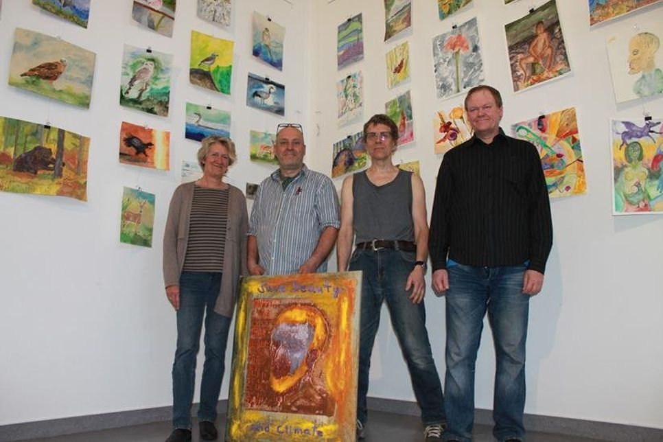 Anke Kessenich, Olavi Fellman, Jarmo Ratilainen und Mika Pyhälampi (v. lks.).