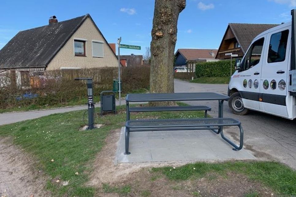 E-Ladeschrank in der Waldstraße in Lensahn.
