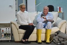 In der Komödie von Frank Pinkus „Mit dien Oogen“ spielen Detlef Storm und Brigitte Barmwater unter der Regie von Stephan Greve. (Foto: Christiane Benn)