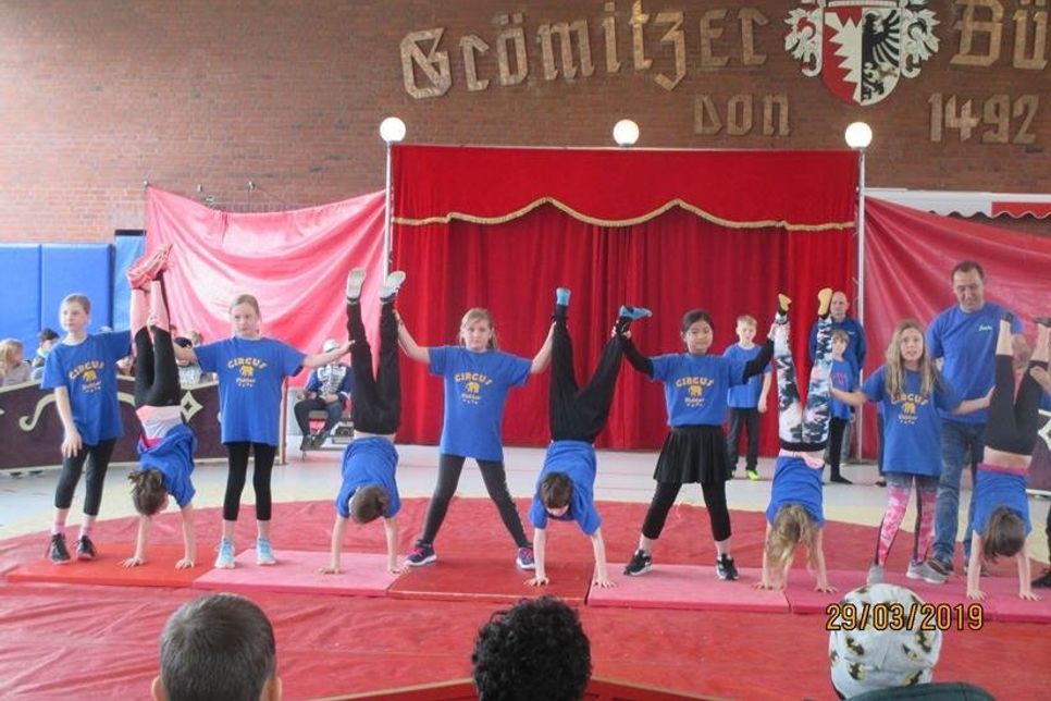 Die Gildehalle wurde zur Zirkusarena.