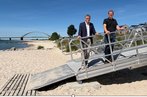 Neue Strandzugänge erleichtern den Weg ans Wasser
