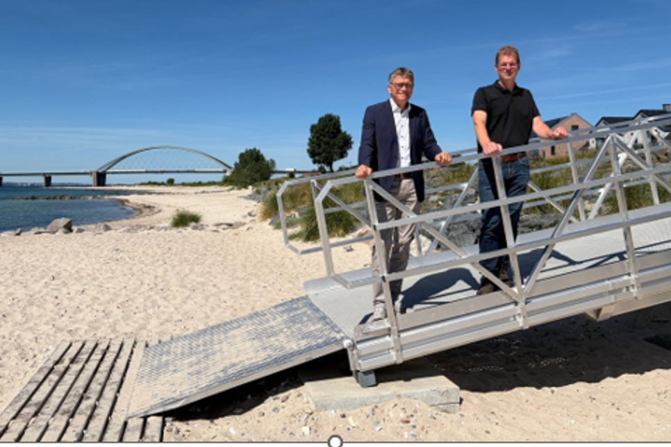 Neue Strandzugänge erleichtern den Weg ans Wasser