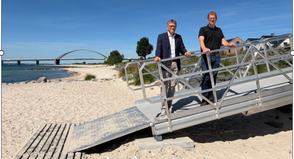 Neue Strandzugänge erleichtern den Weg ans Wasser