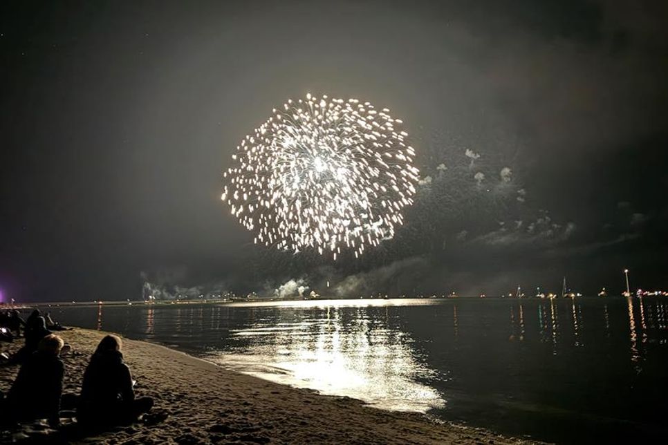 In Grömitz steht jedes Jahr Ende August die Ostsee in Flammen.