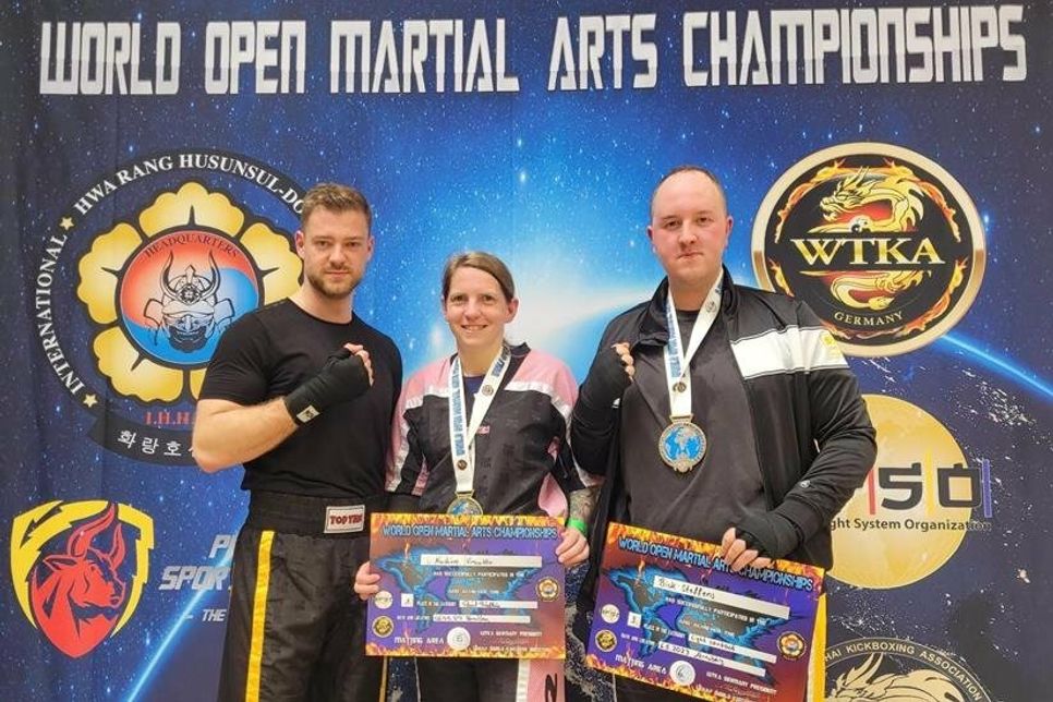 Marcel Soroka, Nadine Vranken und Rick Steffens.