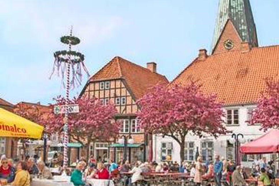 Am kommenden Sonntag schmückt Eutin sich wieder fürs große Maibaumfest – der Maibaum wird gerichtet und um 12 Uhr wird das Maibockbier angestochen. Zudem lädt die WVE zum bunten programm für Klein und Groß. Zeit zum Bummeln ist natürlich auch: Die Geschäfte der Innenstadt öffnen ihre Türen von 12 bis 18 Uhr zum verkaufsoffenen Sonntag.