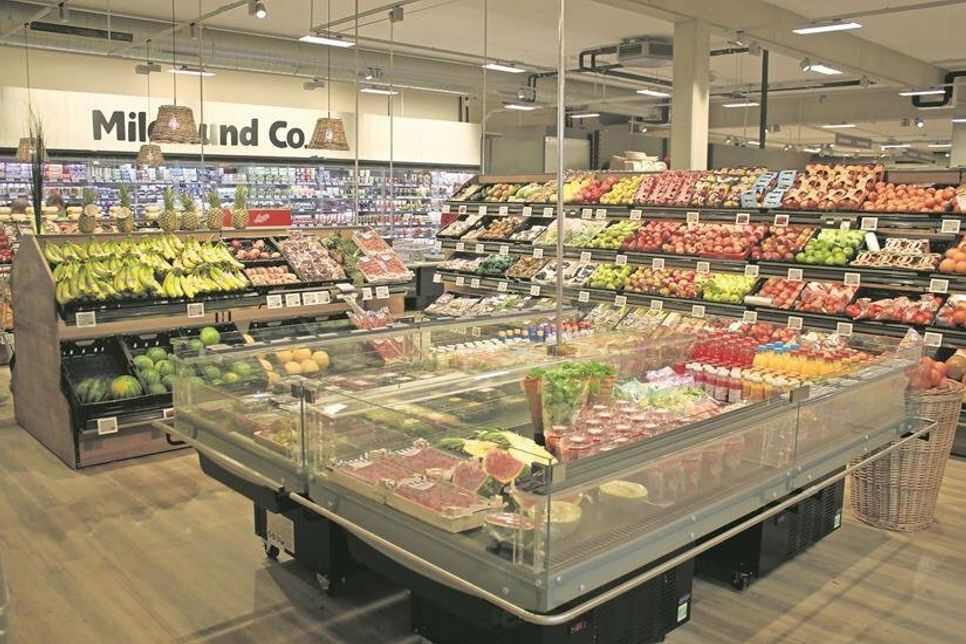 Ein echter Hingucker ist der neue Bereich für Obst und Gemüse.