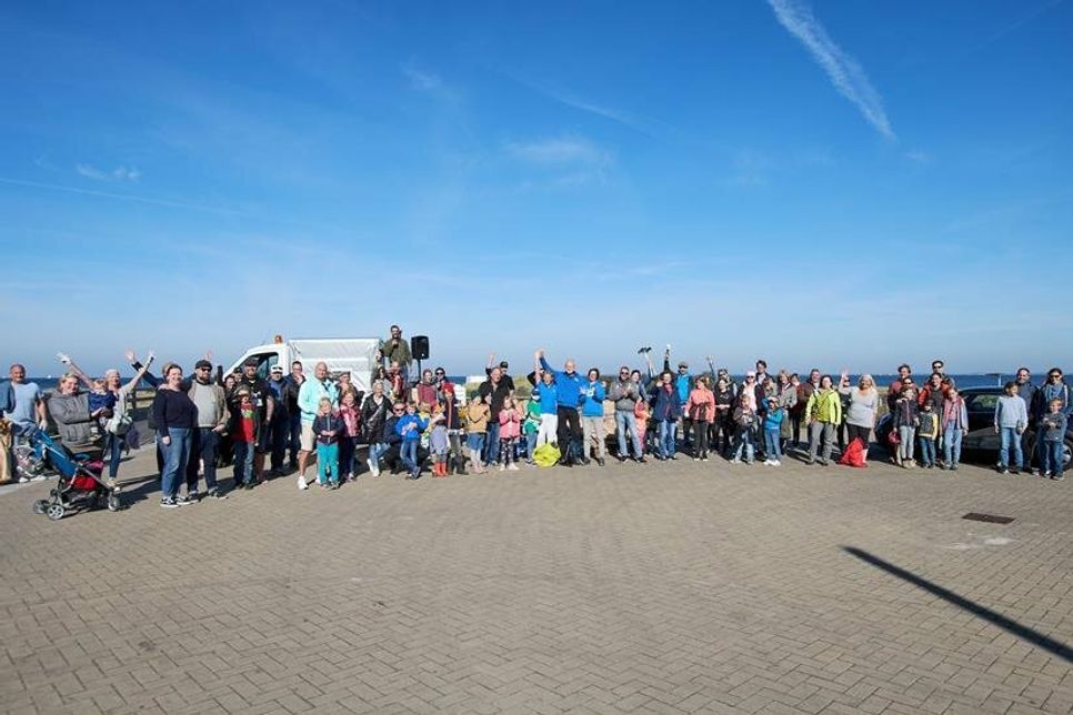 Gruppenfoto Beach Clean Up