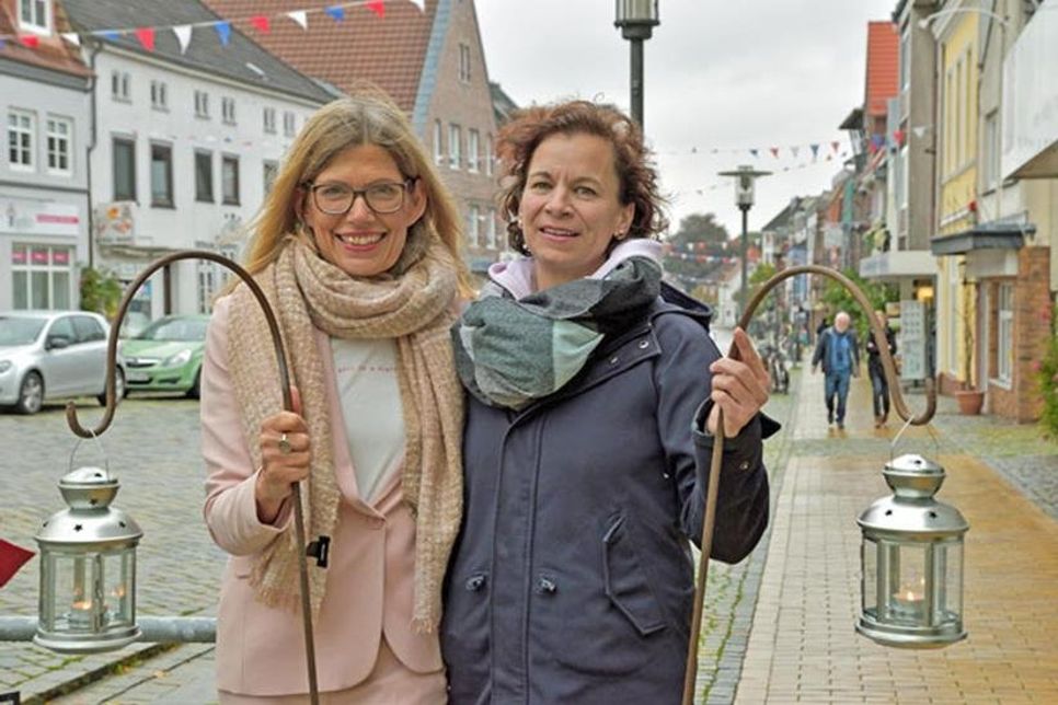 Renate Weltrowski und Tanja Böhndel sind das eingespielte Orga-Team für das Candlelight-Shopping.