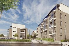 So soll der „Wohncampus Vogelsang“ mit Mehrfamilienhäusern mit bezahlbaren Wohnungen in Timmendorfer Strand laut Investor und Architekturbüro aussehen.