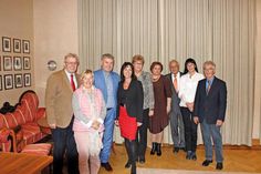 V. l.: Lothar Lamb, Barbara Lamb (Verein Ostseebrücke), Sergej Woskowschtschuk, ?Stephanie Ladwig, Natalia Saitzeva, Olga Wlassova, Peter Sönnichsen, Alla Barsukova, Dr. Claus Thies.