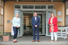 Ulrike Baumann, Ingo Gädechens und Gabriele Letschert (v. lks.) trafen sich zum Gespräch.