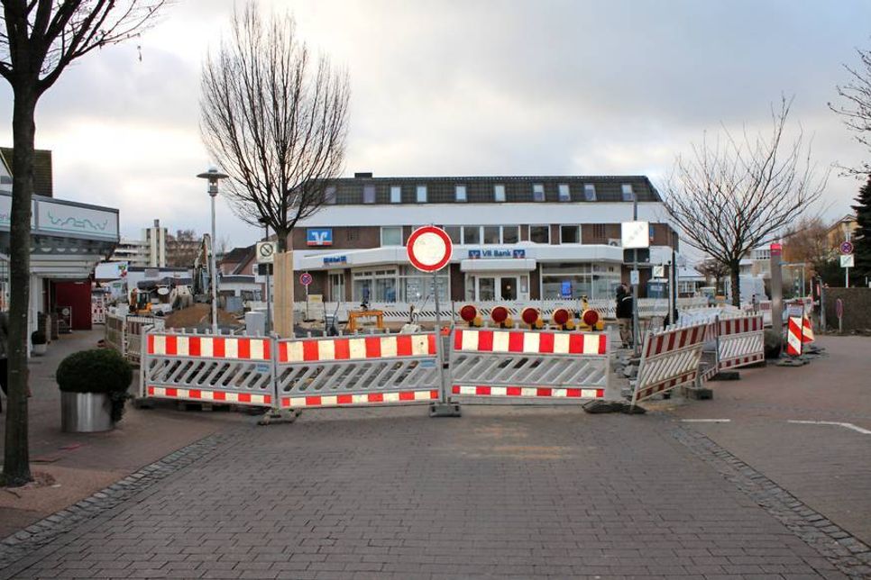 Die Vollsperrung in der Seestraße wird bald vorübergehend aufgehoben.