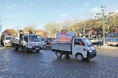 Mit einem Autocorso durch Oldenburg wurde Rolf Halbach von seinen Kollegen nach 35-jähriger Tätigkeit bei den KDO verabschiedet.