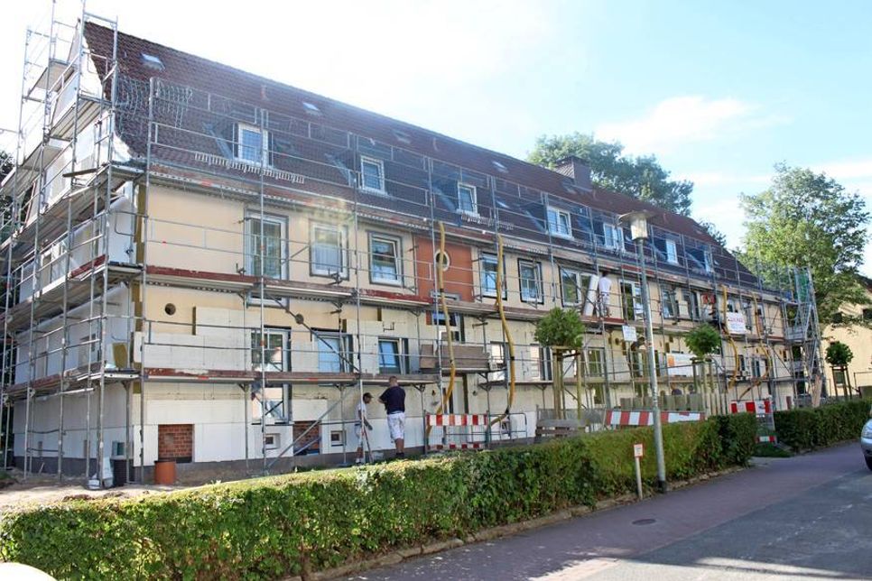 Energetische Sanierung der Gebäude Danziger Straße 24-26.