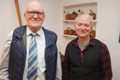 1. Vorsitzender Werner Steffen (lks.) und Museumsleiter Eckhard Schulte-Kersmecke.