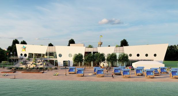 So soll das neue Gästezentrum im Ostseebad Kellenhusen nach Fertigstellung aussehen.