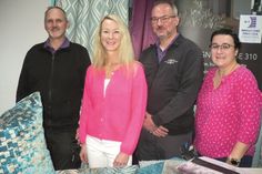 Das Team der Raumstation (v. lks.): Markus Hinrichs, Tanja Zschunke, Swen Butzke und Svenja Hamann.