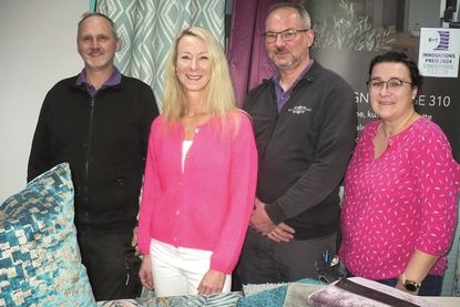 Das Team der Raumstation (v. lks.): Markus Hinrichs, Tanja Zschunke, Swen Butzke und Svenja Hamann.