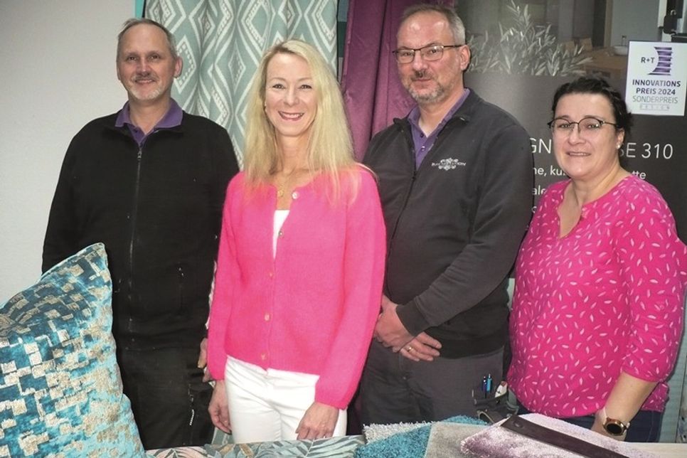 Das Team der Raumstation (v. lks.): Markus Hinrichs, Tanja Zschunke, Swen Butzke und Svenja Hamann.