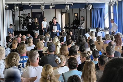 Die Gemeinschaftsschule Grömitz wünschte den neuen Schülerinnen und Schülern viel Erfolg und Freude am Lernen.