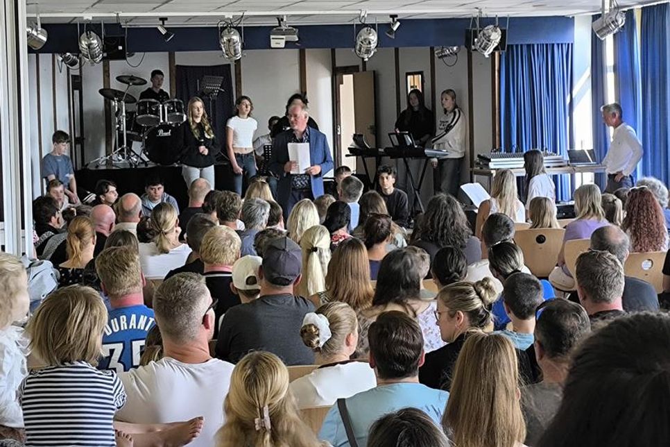 Die Gemeinschaftsschule Grömitz wünschte den neuen Schülerinnen und Schülern viel Erfolg und Freude am Lernen.