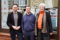 Wollen die „heimlichen Experten“ zusammenbringen und die Schätze heben, die im Lübschen Mühlenberg und Westpreußenring schlummern: Sebastian Bertram, Danny Seidel und Ragna Riensberg (v. lks.).