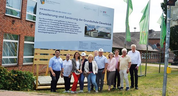 Erweiterung und Sanierung der Grundschule Cleverbrück hat begonnen