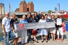 Das Organisationsteam und einige Partner der 3. Europäischen Skulpturen-Triennale freuen sich auf ein tolles Bildhauer-Symposium.