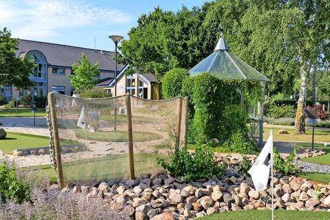 Der Parkgolfplatz in Pelzerhaken befindet sich direkt an der Tourist Info.