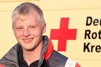 René Körner, 27, ist seit 10 Jahren dabei: „Ich find‘s cool beim DRK. Helfen ist Teambuildung. Und man lernt eine Menge fürs Leben.“
