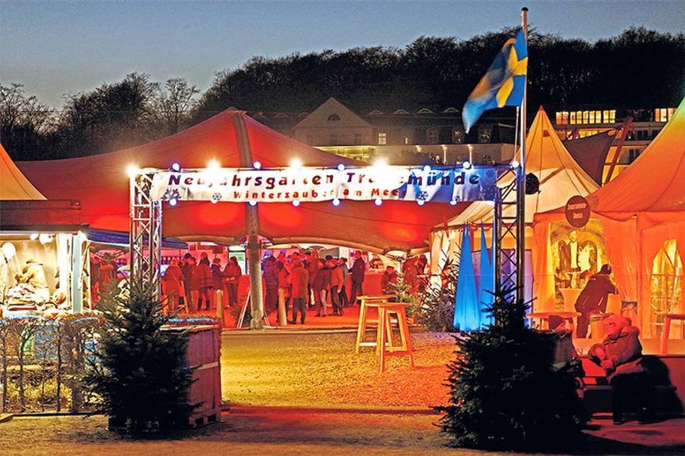 Auch in diesem Jahr wird der „Neujahrsgarten“, der am 1. Weihnachtstag beginnt, zahlreiche Besucher im Brügmanngarten von Travemünde begeistern. (Fotos: Vögele)