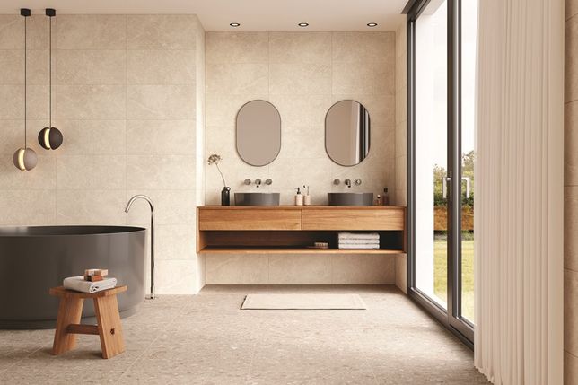 Neben ihrer modernen Ästhetik sind keramische Oberflächen wohngesund und ein Musterbeispiel für Nachhaltigkeit.