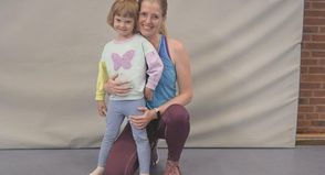 Svenja Dieck mit Tochter Luisa.