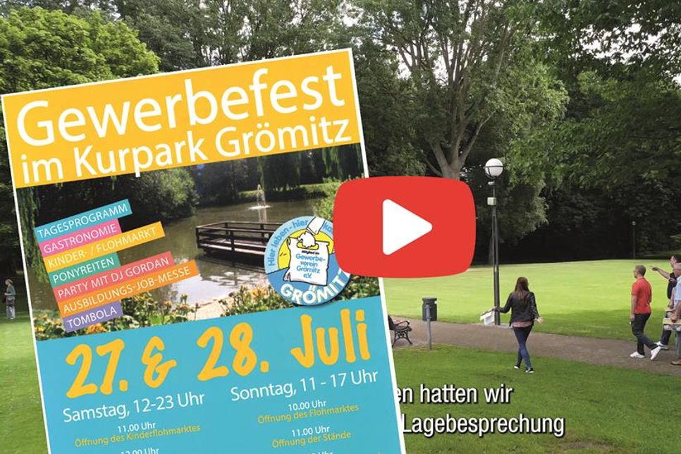 Der Gewerbeverein hat ein abwechslungsreiches Programm für die ganze Familie auf die Beine gestellt. Was genau geplant ist, erklärt der Gewerbeverein im Video auf www.der-reporter.de.