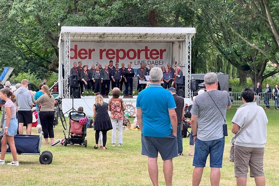 Auch Livemusik steht auf dem Programm im Kurpark.