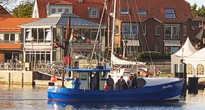 Mit dem vereinseigenen Angelkutter „Molly“ geht es für die Mitglieder des NAV auch auf die Ostsee.