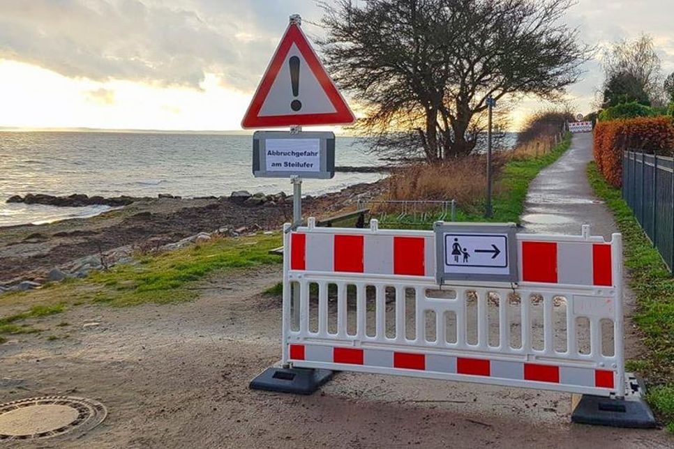 Die Umleitung ist ausgeschildert.
