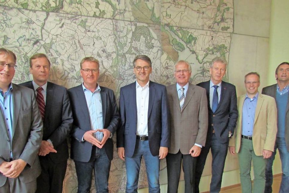 Sektion Ostholstein-Plön des Wirtschaftsrates der CDU zum Informationsbesuch im Eutiner Kreishaus.