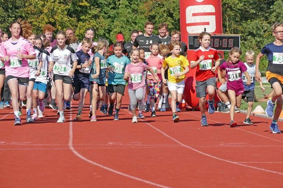 Der Kinder- und Jedermannslauf über zwei Kilometer