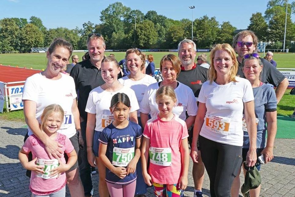 Mit voller Power dabei: das reporter-Team