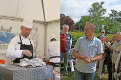Koch Uwe Hesse (lks.) und Gartenfacharbeiter Thomas Balster. Foto: Martina Sellin