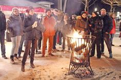Musik, Erbsensuppe, Glühwein und vieles mehr am Feuerkorb bietet der kleine, gemütliche Treff am 29. Dezember auf dem Niendorfer Balkon. (Foto: Anton van Diem/hfr)