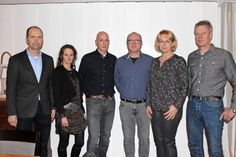 1. Vorsitzender Markus Schnoor, Schriftführerin Jennifer Sausner, 2. Vorsitzender Heino Puck, Kassenwart Kai-Peter Liedtke, 1. Beisitzerin Sabine Kruse-Puck und 2. Beisitzer Gunnar Steenbock (v. lks.).